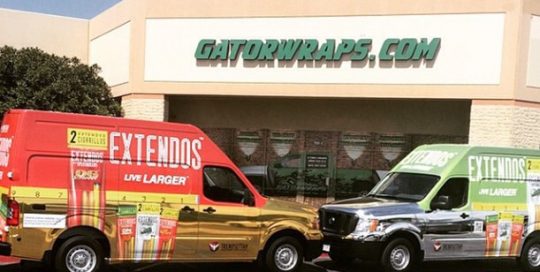 Commercial Van wrapped in Avery Chrome