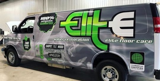 Chevrolet Van wrapped in custom printed Avery 1105ezrs and Oraguard 290 vinyls