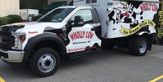 Ice Cream Truck wrapped in custom printed Avery 1105ezrs and 1360z vinyls