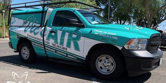 Dodge RAM wrapped in custom printed Arlon SLX