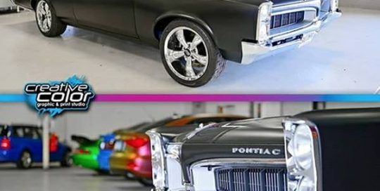 Pontiac Tempest wrapped in 3M 1080 Matte Black vinyl