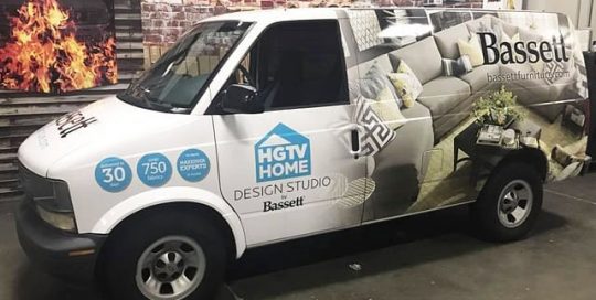 Commercial Van wrapped in custom printed 3M IJ180Cv3 vinyl