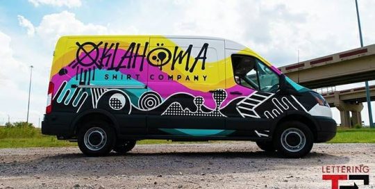 Commercial Van wrapped in custom printed Arlon SLX and 3270 vinyl