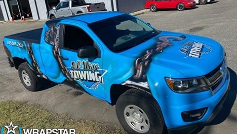 Chevy Wrapped Avery Dennison 1105 and Arlon Illuminate Vinyl